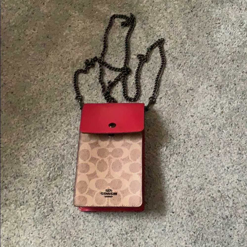 Coach small bag for travel or going out.